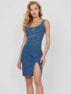 Deals ⭐ Guess Factory Eco Fleur Denim 👗 Dress for 👩 women 👍