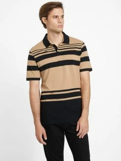 Best Sale 🔥 Guess Factory Willie Striped Polo for men 😉