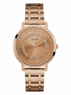 Best deal 🥰 Guess Factory Rose Gold-Tone Analog ⌚ Watch for 👩 women 🥰