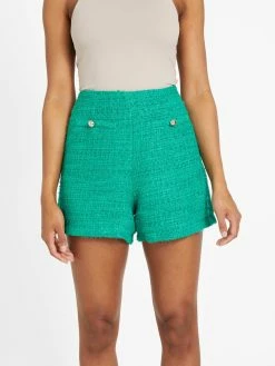 Budget 🥰 Guess Factory Dianne Boucle Tweed Shorts for 👩 women ✨