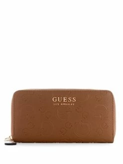 Outlet 👏 Guess Factory Mariam Medium Zip-Around Wallet for 👩 women 🎉