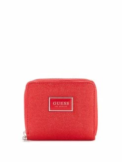 Cheap 😉 Guess Factory Abree Small Zip-Around Wallet for 👩 women ✨