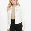 Cheap 🔥 Guess Factory Eco Stella Hooded Denim Jacket for 👩 women ✔️