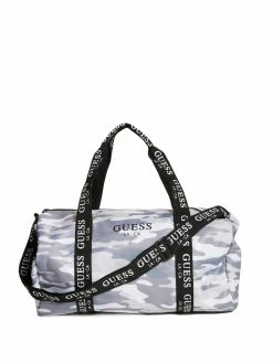 Budget 😍 Guess Factory Logo Duffle Bag for 👩 women 🧨