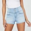 Hot Sale ✔️ Guess Factory Millie High-Rise Denim Shorts for 👩 women 🎁
