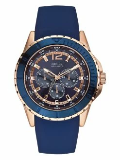Buy 🥰 Guess Factory Blue-Tone Sport ⌚ Watch for men 🎁