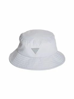 Coupon 🔥 Guess Factory Enamel Logo Nylon Bucket Hat for 👩 women 👏
