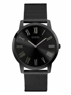 Cheap 👏 Guess Factory Black and Silver Analog ⌚ Watch for men 🤩