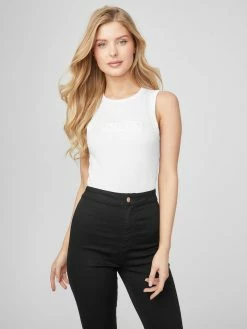 Buy ๐ Guess Factory Jalila Logo Bodysuit for ๐ฉ women ๐คฉ