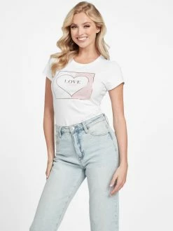 Wholesale 😍 Guess Factory Eco Lourdes Logo Tee for 👩 women ❤️