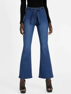 Coupon 🎁 Guess Factory Eco Paloma Belted Flare Pants for 👩 women 🥰