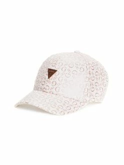 New ❤️ Guess Factory Metallic Logo Print ⚾ Baseball Hat for 👩 women 🔔