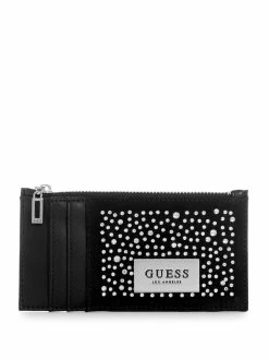 Outlet 🎉 Guess Factory Issa Rhinestone Card Case for 👩 women ⭐