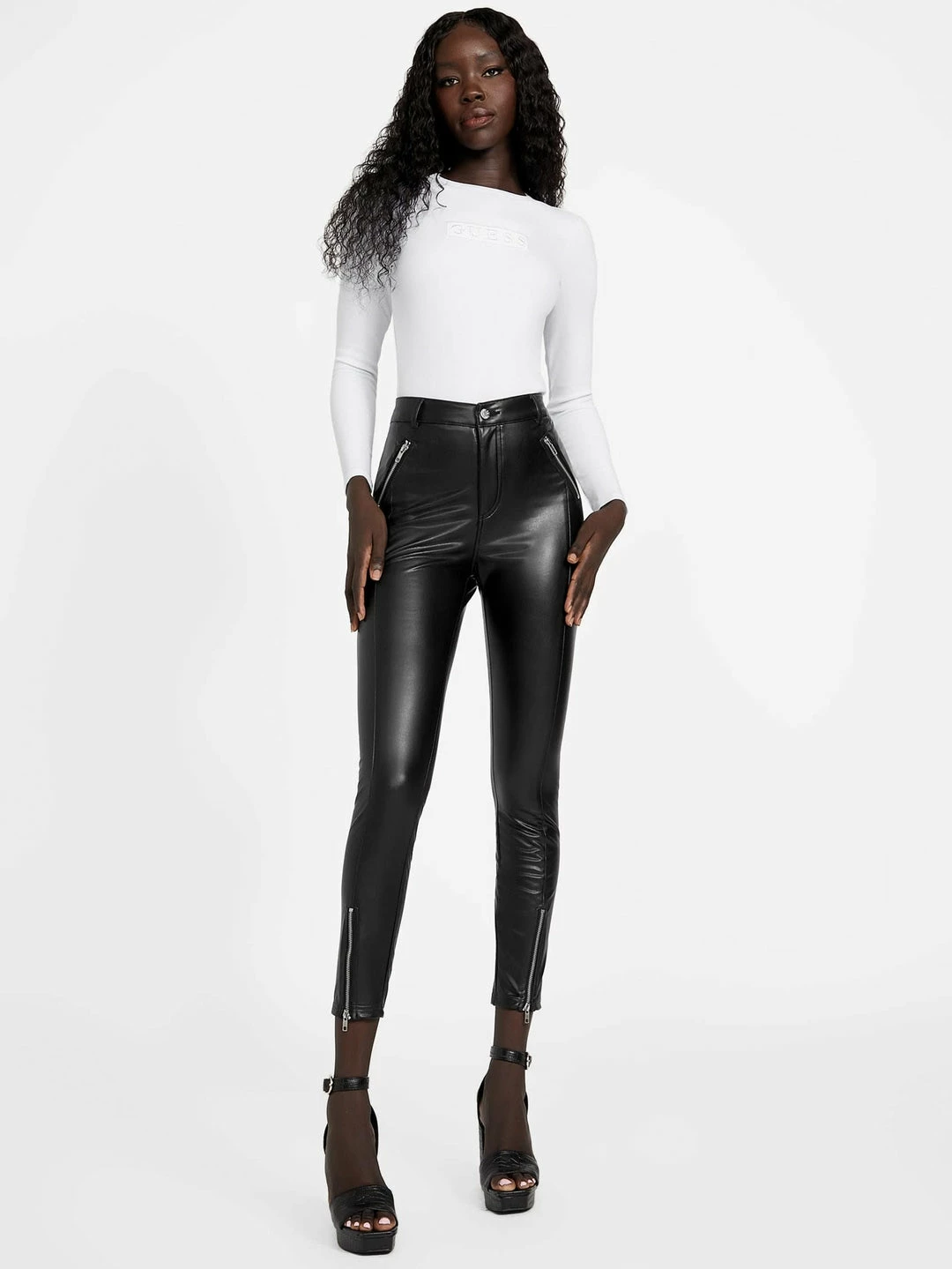 Coupon 😉 Guess Factory Pauline Faux-Leather Pant for 👩 women 🔔 - Image 5