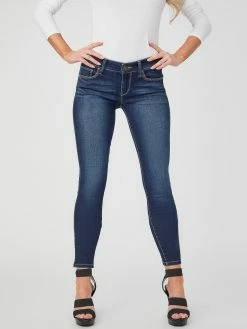Cheapest ⌛ Guess Factory Sienna Curvy Mid-Rise Skinny 👖 Jeans for 👩 women ❤️