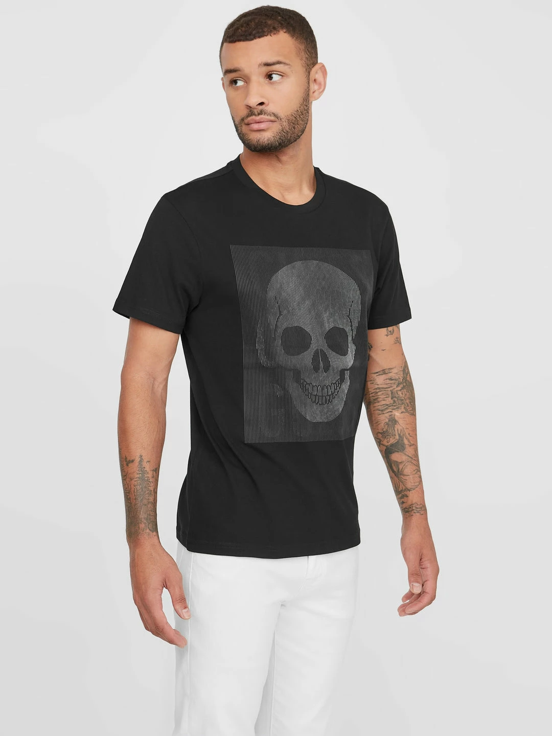 Budget ✨ Guess Factory Buckler Skull Tee for men 😀 - Image 2