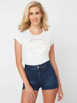 Deals 💯 Guess Factory Gigi Logo Tee for 👩 women 🤩