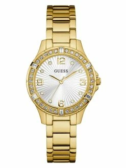 Discount 😀 Guess Factory Gold-Tone ⌚ Watch for 👩 women 👍