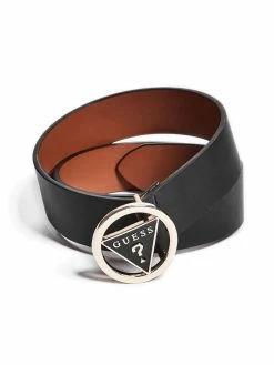 Best Pirce 🔥 Guess Factory Round Triangle Logo Buckle Belt for 👩 women 👏