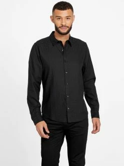 Best reviews of ⭐ Guess Factory Busio Jacquard 👚 Shirt for men 🎉