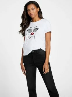 New 💯 Guess Factory Catia Model Graphic Tee for 👩 women 😉