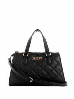 Coupon 😍 Guess Factory Waterston Quilted Small Satchel for 👩 women ❤️