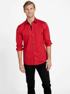 New ⭐ Guess Factory Lancel Geometric 👕 Shirt for men 🌟