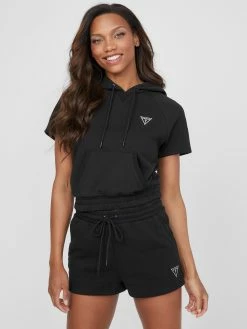 Cheap ⭐ Guess Factory Preston Cropped Sweatshirt for 👩 women 😀