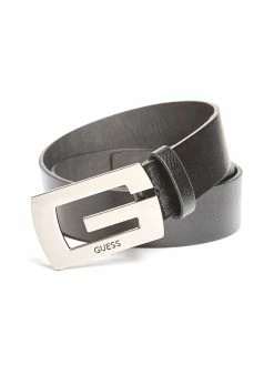 Discount 😍 Guess Factory Saffiano Logo Belt for men 🥰