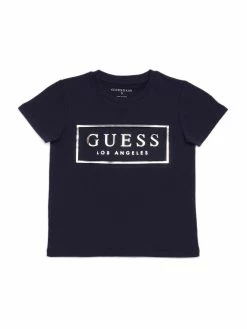 Outlet 🛒 Guess Factory Colt Foil Embossed Logo Tee (2-6) for kids 😉