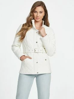 Hot Sale 😀 Guess Factory Danica Faux-Leather Jacket for 👩 women ⌛