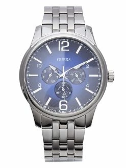 Coupon ❤️ Guess Factory Silver-Tone Multifunction ⌚ Watch for men ❤️