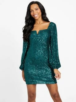 Discount 🛒 Guess Factory Shanti Sequin 👗 Dress for 👩 women ❤️