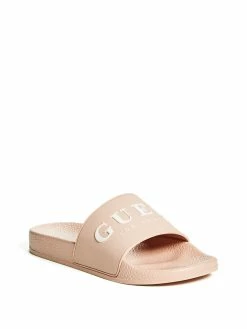 Best reviews of 🔔 Guess Factory Angelea Logo Pool Slides for 👩 women 🛒