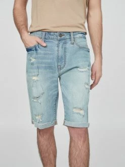 Best reviews of ❤️ Guess Factory Abby Denim Shorts for men 🛒