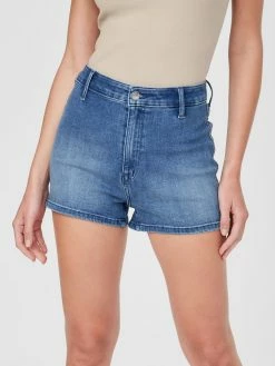 Outlet 🛒 Guess Factory Eco Novalita High-Rise Denim Shorts for 👩 women ✨