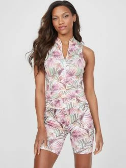 Cheapest 🔥 Guess Factory Kalie Cropped Active Top for 👩 women 😉