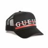 Brand new 🔔 Guess Factory Striped Logo Trucker Hat for men ❤️