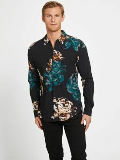 Buy 🥰 Guess Factory Lannister Floral 👚 Shirt for men ❤️