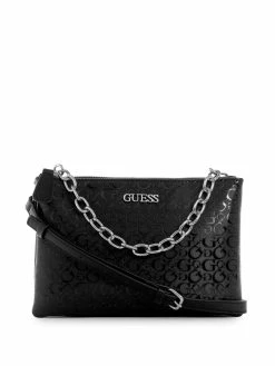 Promo 🔔 Guess Factory Ellison Double Zip Crossbody for 👩 women 👏