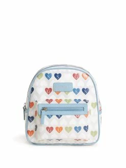 Best deal โญ Guess Factory Heart Print Jelly ๐ Backpack for ๐ฉ women โ