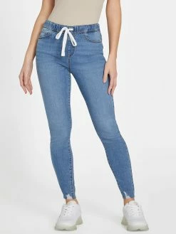 Brand new 🧨 Guess Factory Eco Trina Mid-Rise Skinny Denim Joggers for 👩 women 👏
