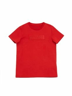 New ⌛ Guess Factory Harvey Embroidered Logo Tee (7-16) for kids 💯