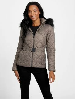 Deals 🎁 Guess Factory Eco Zaila Puffer Jacket for 👩 women 🎉