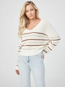 Coupon 🌟 Guess Factory Ilaria Striped Sweater for 👩 women 👏