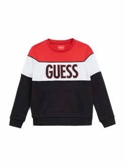 Discount 🎁 Guess Factory Eco Color-Block Crewneck (7-16) for kids 😉