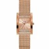 Best deal 🌟 Guess Factory Rose Gold-Tone Mesh Analog ⌚ Watch for 👩 women 💯