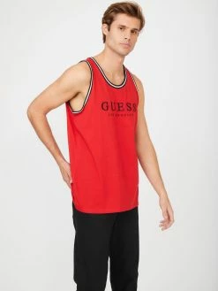 Brand new ❤️ Guess Factory Nichols Embroidered Logo Tank for men 🔔