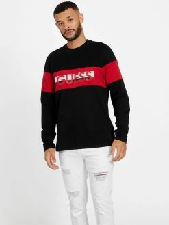 Buy 🧨 Guess Factory Eco Sandro Long-Sleeve Tee for men ❤️
