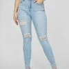 Hot Sale ✨ Guess Factory Eco Simmone High-Rise Skinny 👖 Jeans for 👩 women 👏